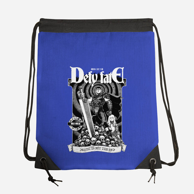 Defy Fate-None-Drawstring-Bag-Hafaell