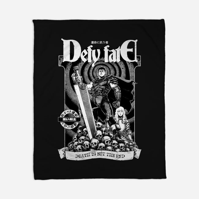 Defy Fate-None-Fleece-Blanket-Hafaell