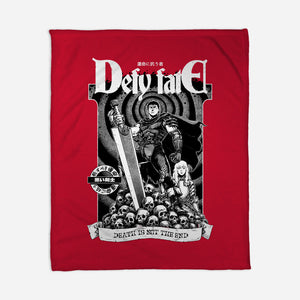 Defy Fate-None-Fleece-Blanket-Hafaell