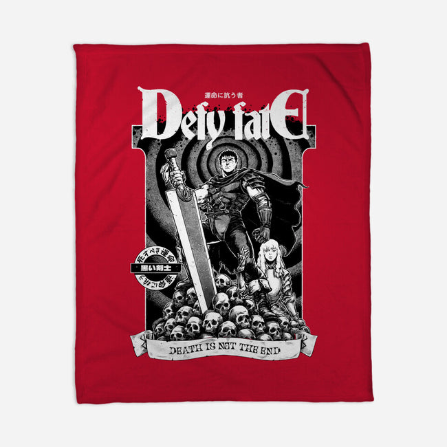 Defy Fate-None-Fleece-Blanket-Hafaell