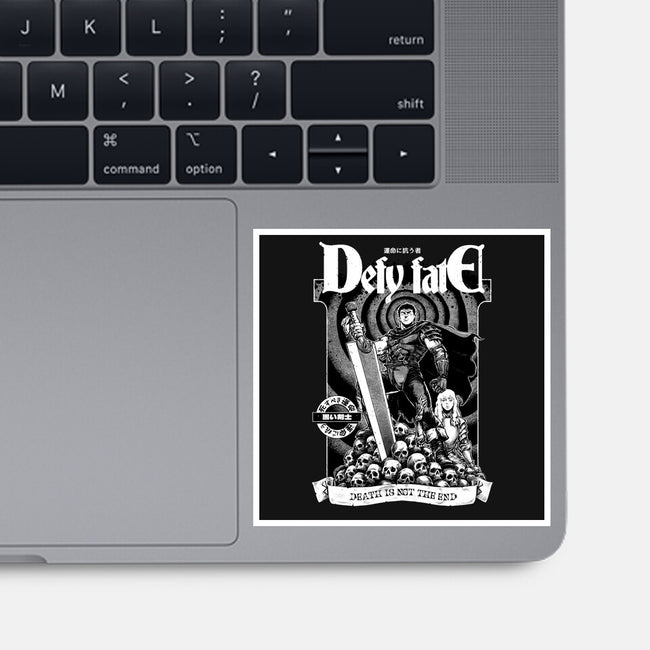 Defy Fate-None-Glossy-Sticker-Hafaell