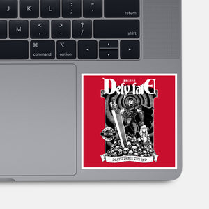 Defy Fate-None-Glossy-Sticker-Hafaell