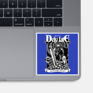 Defy Fate-None-Glossy-Sticker-Hafaell