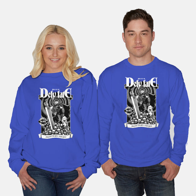 Defy Fate-Unisex-Crew Neck-Sweatshirt-Hafaell