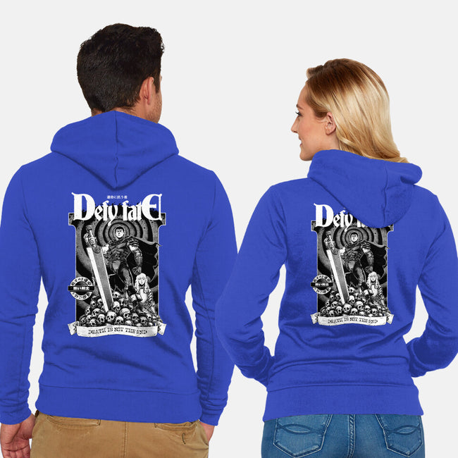 Defy Fate-Unisex-Zip-Up-Sweatshirt-Hafaell