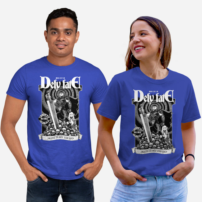 Defy Fate-Unisex-Basic-Tee-Hafaell