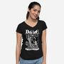 Defy Fate-Womens-V-Neck-Tee-Hafaell