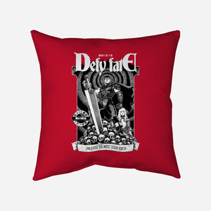 Defy Fate-None-Removable Cover w Insert-Throw Pillow-Hafaell