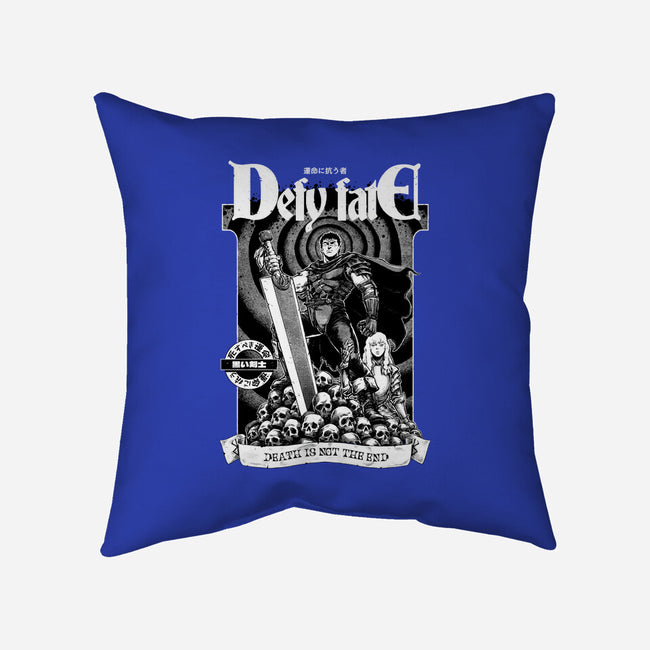 Defy Fate-None-Removable Cover w Insert-Throw Pillow-Hafaell