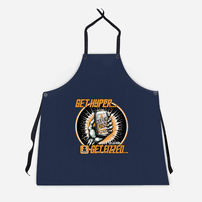 Orange Nova Hyper Fizz-Unisex-Kitchen-Apron-palmstreet
