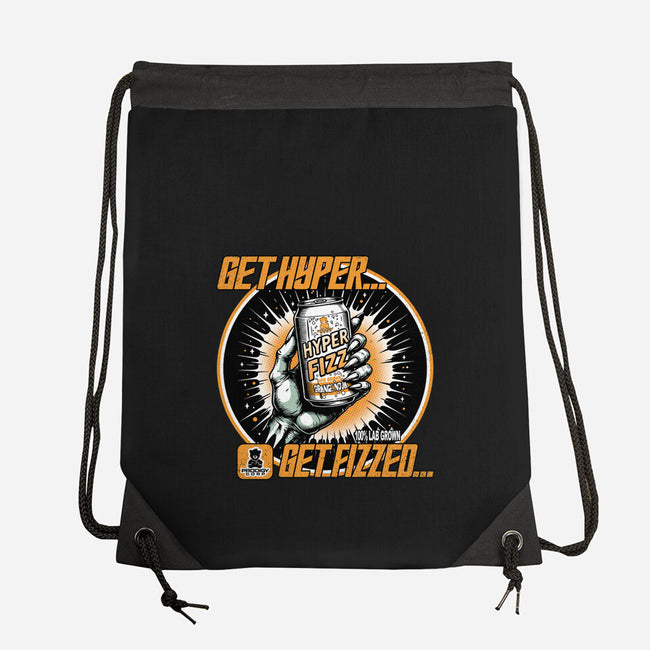 Orange Nova Hyper Fizz-None-Drawstring-Bag-palmstreet
