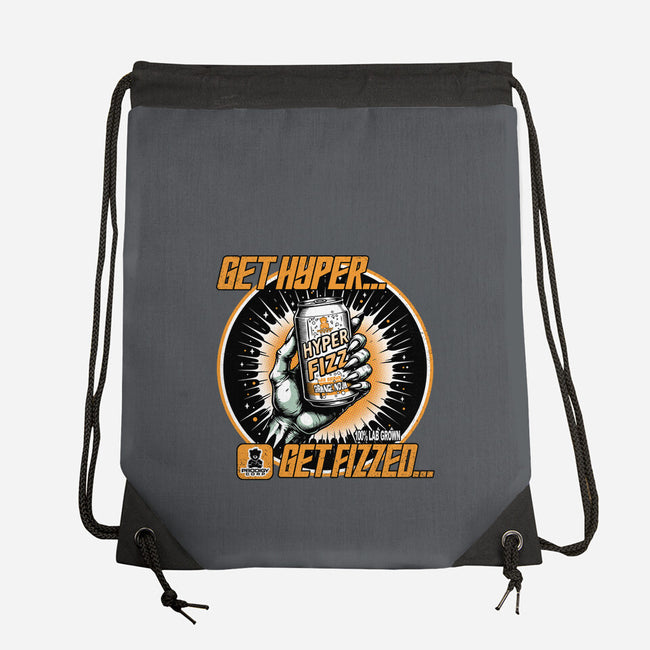 Orange Nova Hyper Fizz-None-Drawstring-Bag-palmstreet