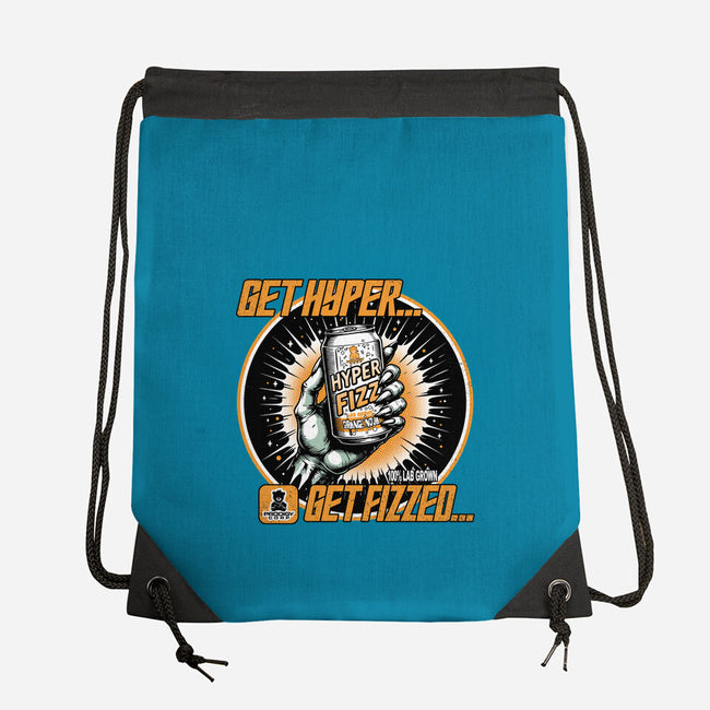 Orange Nova Hyper Fizz-None-Drawstring-Bag-palmstreet