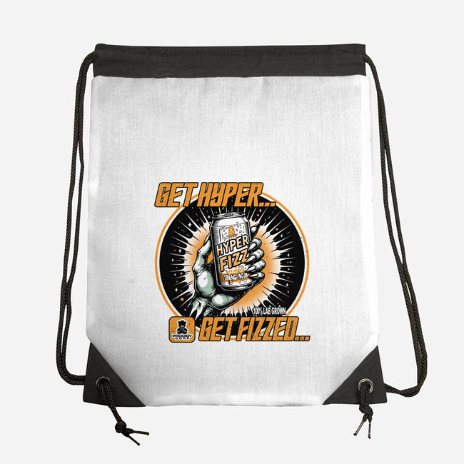 Orange Nova Hyper Fizz-None-Drawstring-Bag-palmstreet