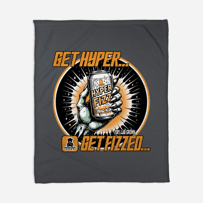 Orange Nova Hyper Fizz-None-Fleece-Blanket-palmstreet