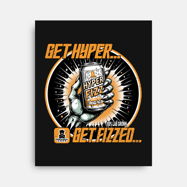 Orange Nova Hyper Fizz-None-Stretched-Canvas-palmstreet
