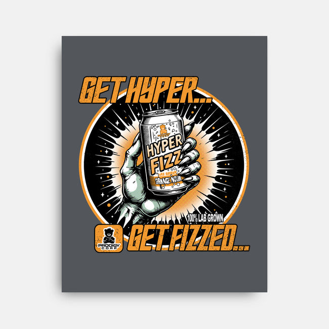 Orange Nova Hyper Fizz-None-Stretched-Canvas-palmstreet