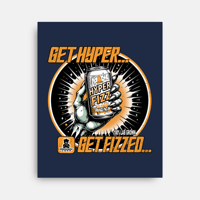 Orange Nova Hyper Fizz-None-Stretched-Canvas-palmstreet