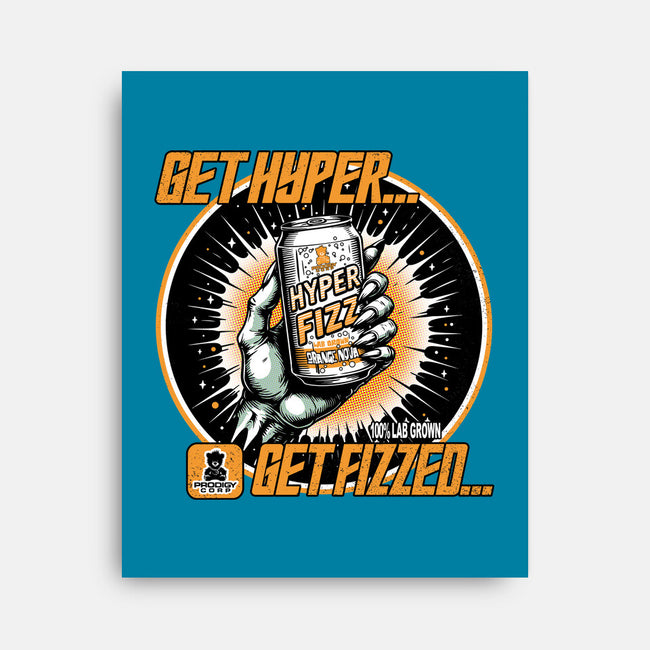 Orange Nova Hyper Fizz-None-Stretched-Canvas-palmstreet