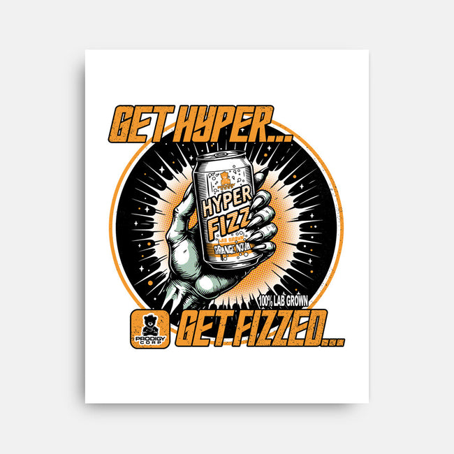 Orange Nova Hyper Fizz-None-Stretched-Canvas-palmstreet