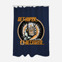 Orange Nova Hyper Fizz-None-Polyester-Shower Curtain-palmstreet