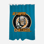 Orange Nova Hyper Fizz-None-Polyester-Shower Curtain-palmstreet