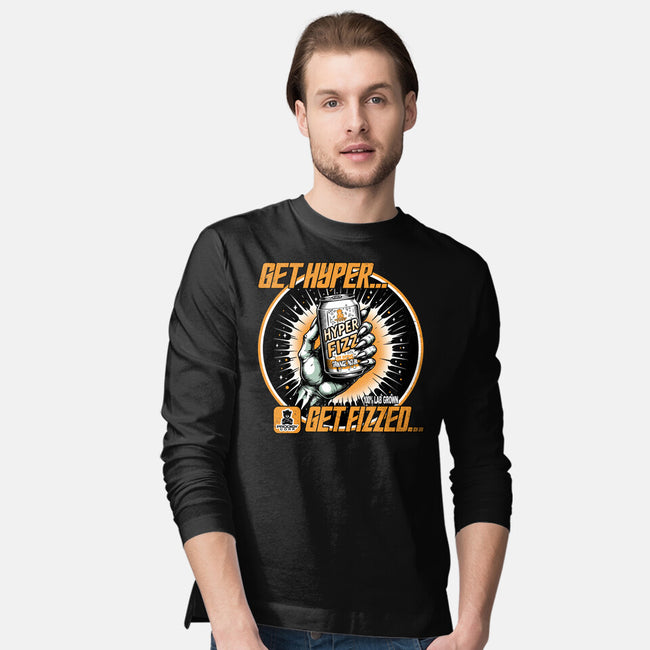 Orange Nova Hyper Fizz-Mens-Long Sleeved-Tee-palmstreet