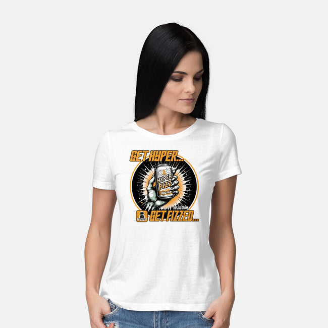 Orange Nova Hyper Fizz-Womens-Basic-Tee-palmstreet
