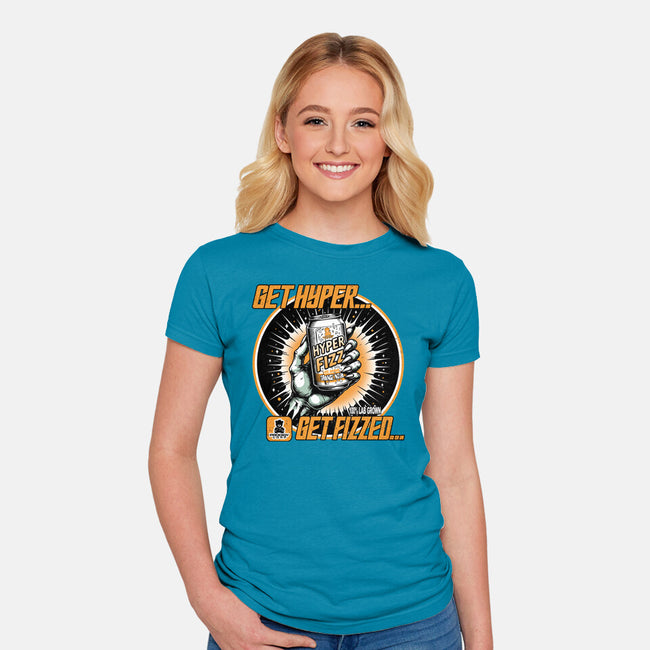 Orange Nova Hyper Fizz-Womens-Fitted-Tee-palmstreet