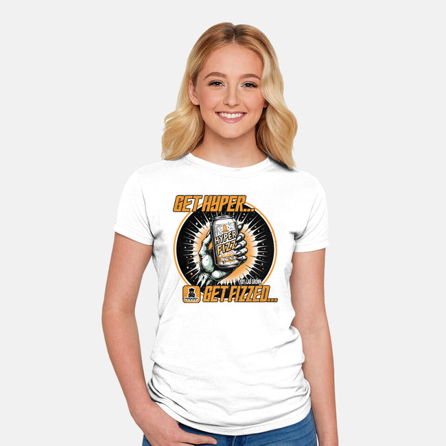 Orange Nova Hyper Fizz-Womens-Fitted-Tee-palmstreet