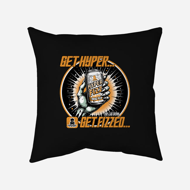 Orange Nova Hyper Fizz-None-Removable Cover w Insert-Throw Pillow-palmstreet