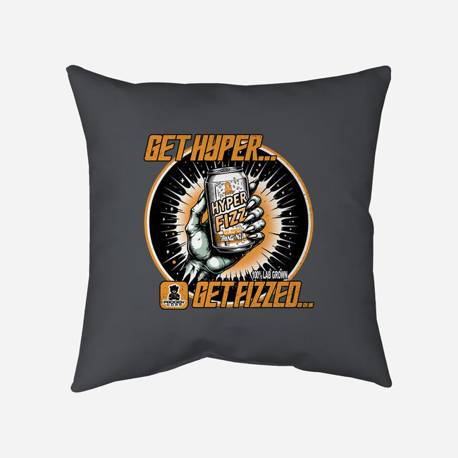 Orange Nova Hyper Fizz-None-Removable Cover w Insert-Throw Pillow-palmstreet