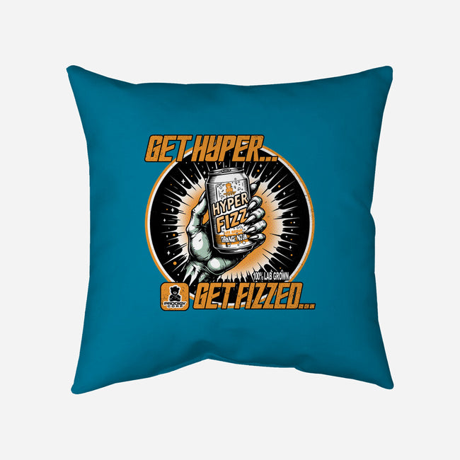 Orange Nova Hyper Fizz-None-Removable Cover w Insert-Throw Pillow-palmstreet