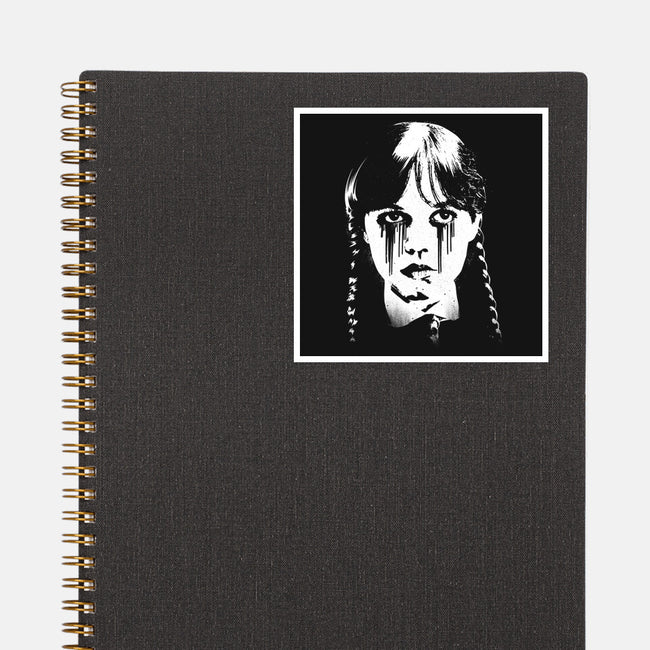 Wednesdays Tears-None-Glossy-Sticker-rocketman_art