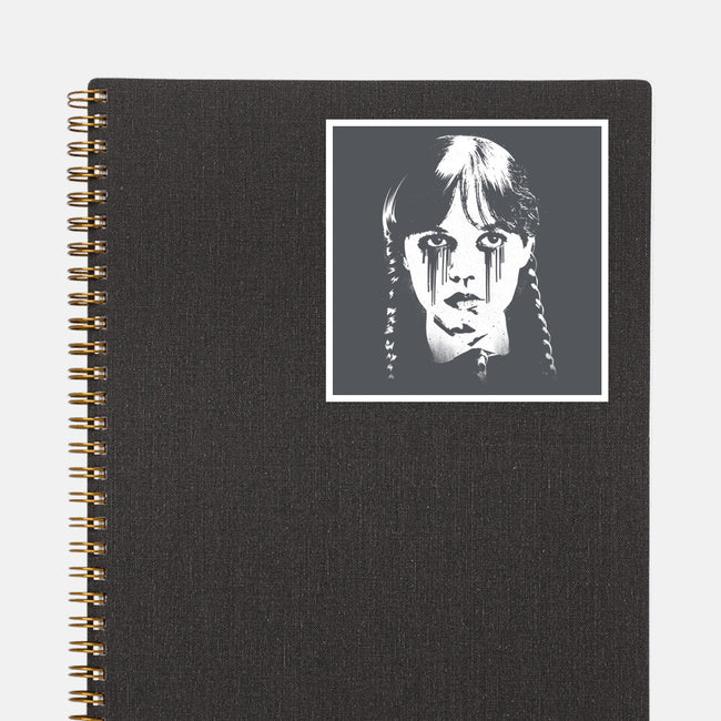 Wednesdays Tears-None-Glossy-Sticker-rocketman_art