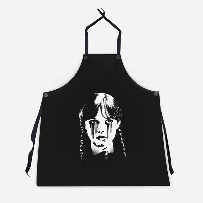 Wednesdays Tears-Unisex-Kitchen-Apron-rocketman_art