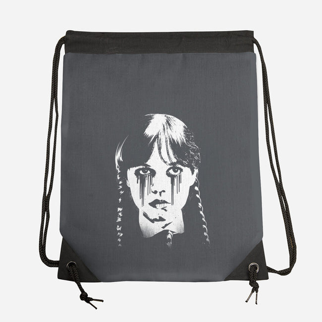 Wednesdays Tears-None-Drawstring-Bag-rocketman_art