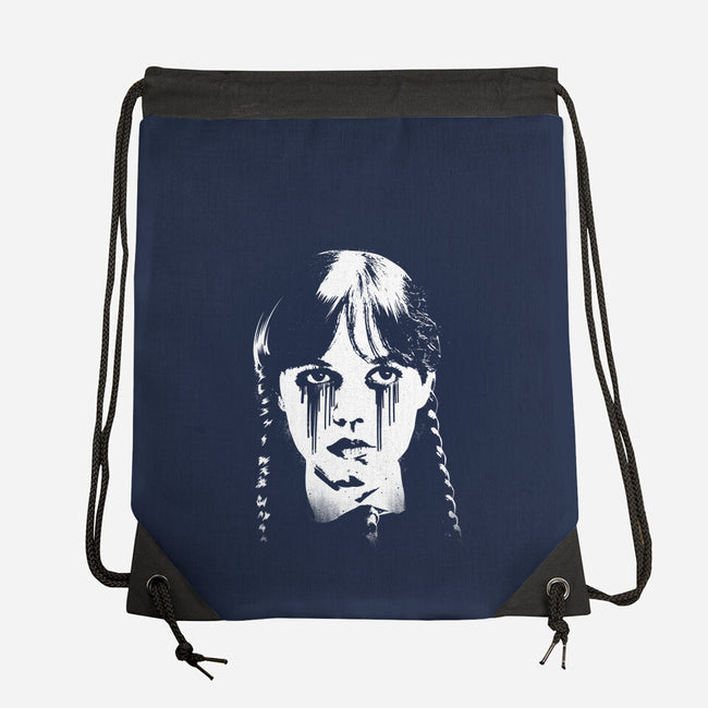 Wednesdays Tears-None-Drawstring-Bag-rocketman_art