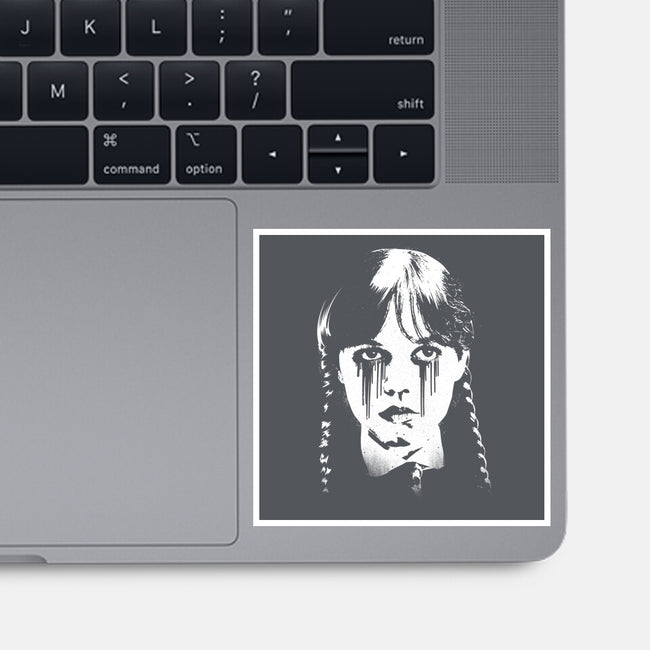 Wednesdays Tears-None-Glossy-Sticker-rocketman_art