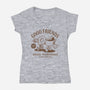 Breakfast Duo-Womens-V-Neck-Tee-dfonseca