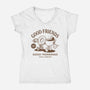 Breakfast Duo-Womens-V-Neck-Tee-dfonseca
