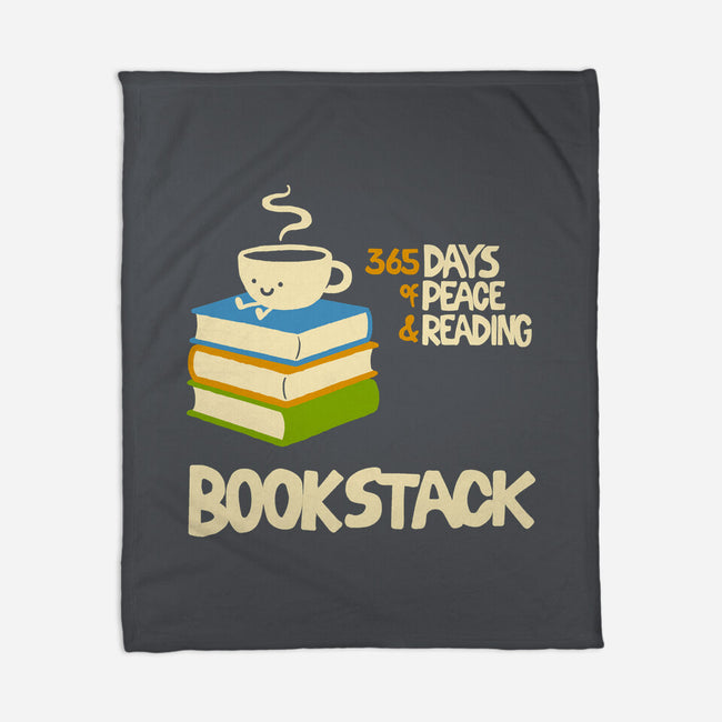 Bookstack-None-Fleece-Blanket-dfonseca