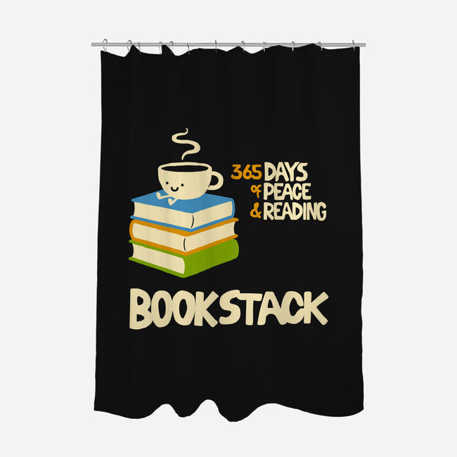 Bookstack-None-Polyester-Shower Curtain-dfonseca