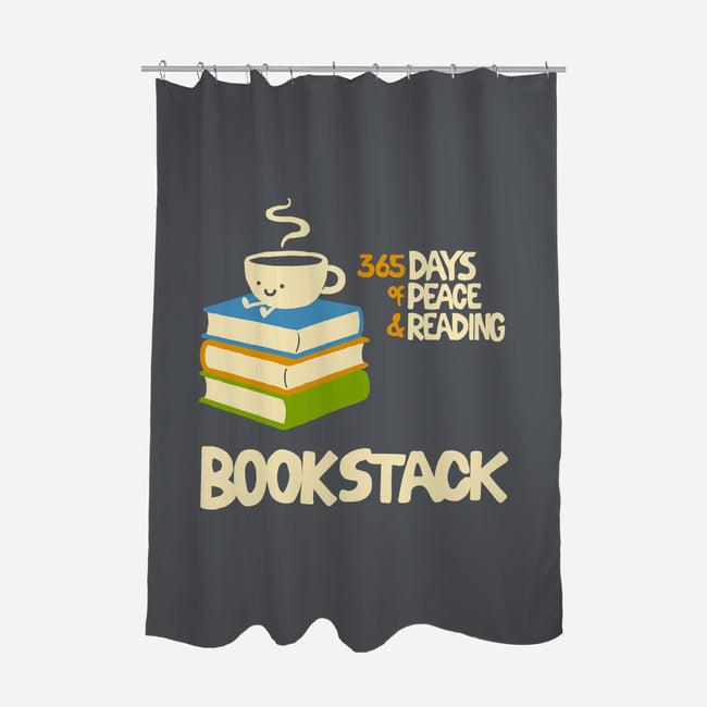 Bookstack-None-Polyester-Shower Curtain-dfonseca