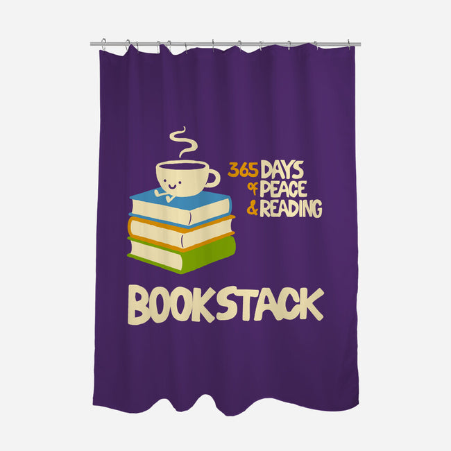 Bookstack-None-Polyester-Shower Curtain-dfonseca