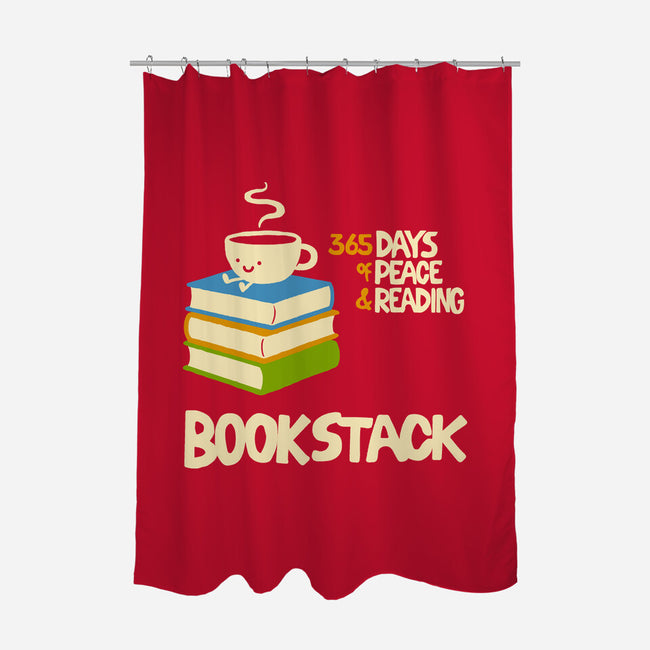 Bookstack-None-Polyester-Shower Curtain-dfonseca