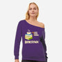 Bookstack-Womens-Off Shoulder-Sweatshirt-dfonseca