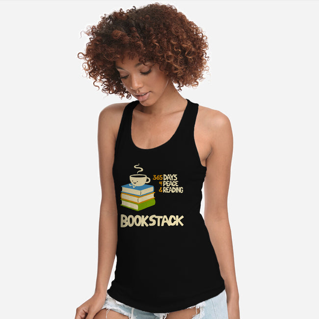 Bookstack-Womens-Racerback-Tank-dfonseca