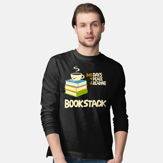 Bookstack-Mens-Long Sleeved-Tee-dfonseca