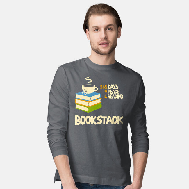 Bookstack-Mens-Long Sleeved-Tee-dfonseca